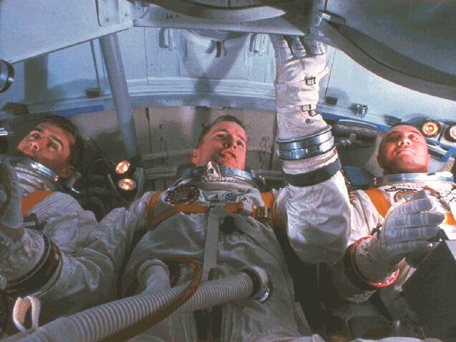 Apollo 1 astronauts in training