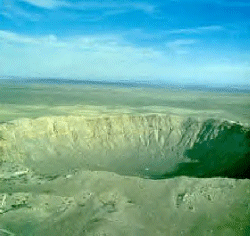 Crater on Earth