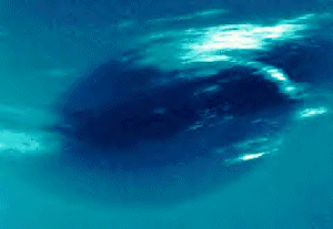 Clouds on Neptune (Voyager 2)