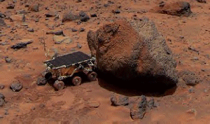 Sojourner Rover and Yogi (Pathfinder)