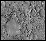 Mercury's cratered surface